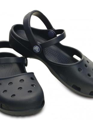 Жіночі crocs women’s crocs karin clog чорні жіночі крокси w8 сабо балетки
