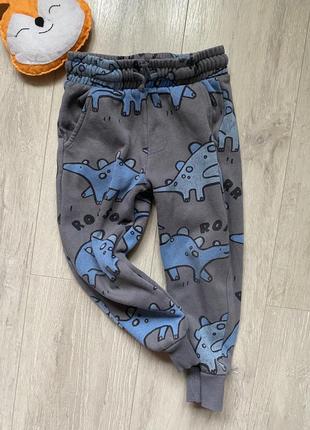 🌙спортивні штани 3-4 роки теплі