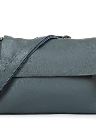 Сумка женская классическая кожа alex rai 6504 blue