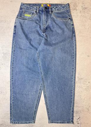Штани empyre ultra loose fit 28,30,32,33,34 blue wash блакитні4 фото