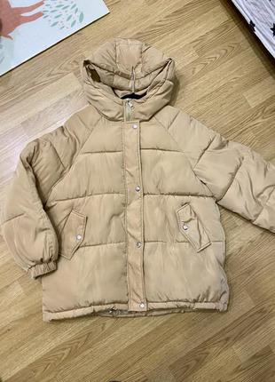 Зимова куртка с-м, oversize
