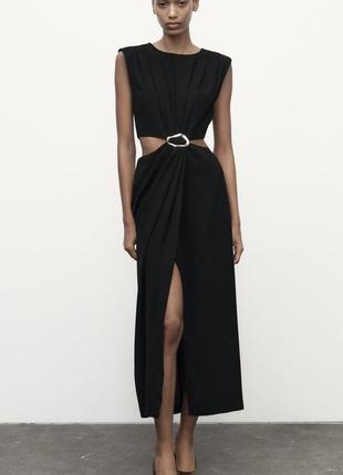 Zara платье с пряжкой