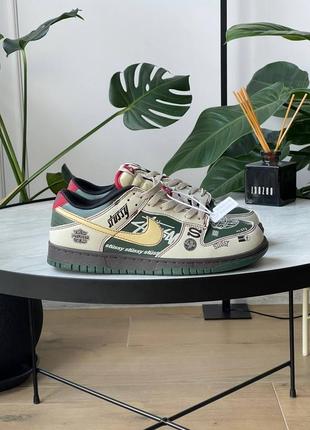 Мужские кроссовки nike sb dunk low x stussy ʼbmw m3ʼ#найк