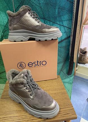 Зимние ботинки.estro.
