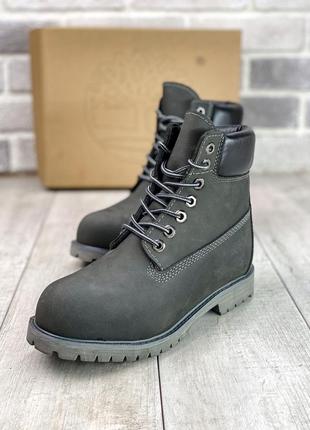 Ботинки timberland с мехом черевики хутро2 фото