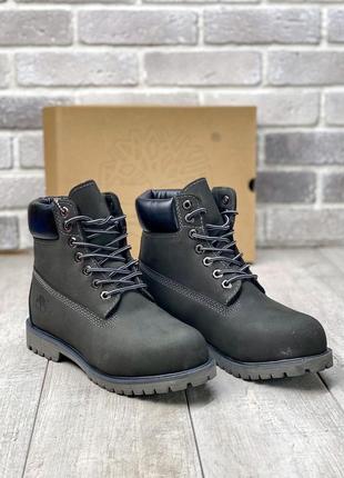 Ботинки timberland с мехом черевики хутро