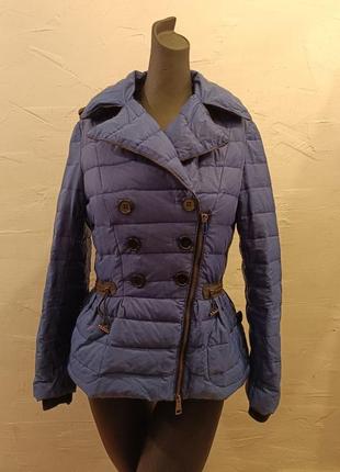 Короткий пуховик burberry размер s xs, куртка женская весна осень деми, легкий пуховик