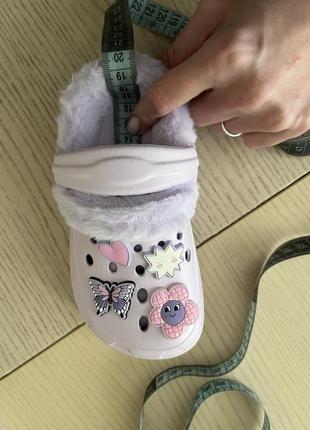 Кроксы / тапочки детские next утепленные