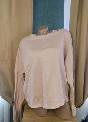 Свитшот женский персикового цвета розового