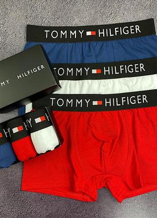 Комплект трусов (3, 4, 5 шт) tommy hilfiger мужское белье боксеры плавки подарочный набор3 фото