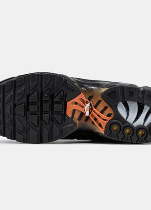 Мужские кроссовки nike air max plus tn x napoli black orange 40-41-42-43-44-452 фото