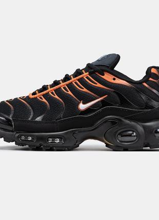 Мужские кроссовки nike air max plus tn x napoli black orange 40-41-42-43-44-453 фото