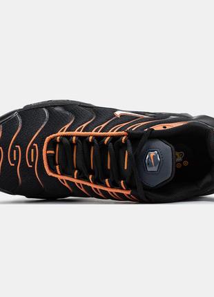 Мужские кроссовки nike air max plus tn x napoli black orange 40-41-42-43-44-454 фото