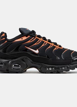 Мужские кроссовки nike air max plus tn x napoli black orange 40-41-42-43-44-457 фото