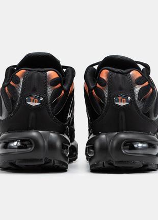 Мужские кроссовки nike air max plus tn x napoli black orange 40-41-42-43-44-458 фото