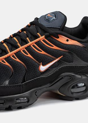 Мужские кроссовки nike air max plus tn x napoli black orange 40-41-42-43-44-4510 фото