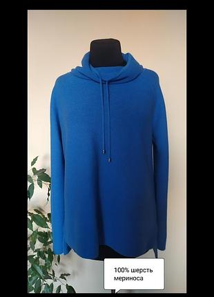 Теплый шерстяной мериносовый сведр blubianca м-л