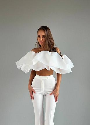 Топ жіночий обʼємний пишний декоративний