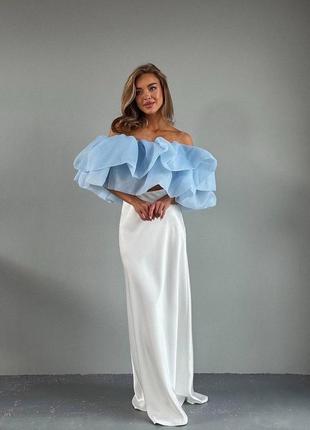 Топ жіночий обʼємний пишний декоративний