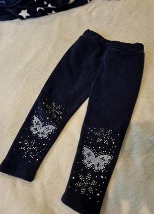 Теплые зимние брюки лосины