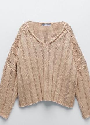 Коттоновый свитер от zara👌