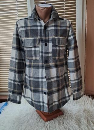 Теплая женская рубашка размер s