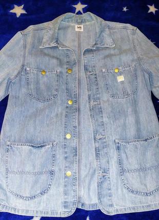 Винтажная джинсовая куртка lee loco jacket and h&m