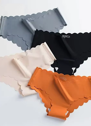 Лот 4 шт: нейлоновые женские трусики ice silk в японском стиле аниме и лолита❤️❤️❤️