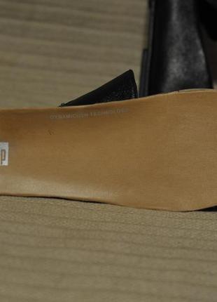 Очаровательные легчайшие черные кожаные слиперы fftffop lena micro-stud loafers 39 р. ( 25,5 см.)5 фото