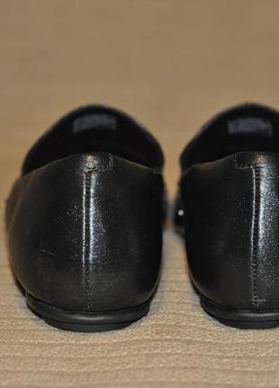 Очаровательные легчайшие черные кожаные слиперы fftffop lena micro-stud loafers 39 р. ( 25,5 см.)9 фото
