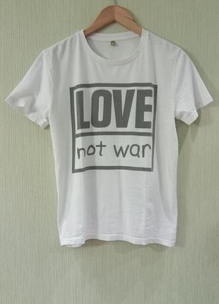 Love not war. xs, s. футболка. бавовна