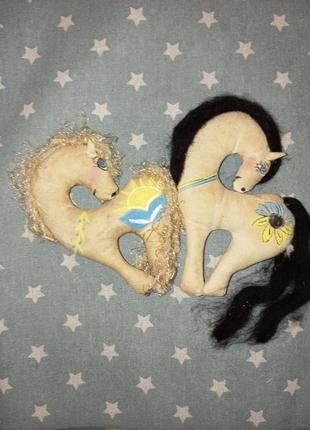 Текстильные пряничные лошадки, ароматные игрушки