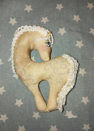 Текстильные пряничные лошадки, ароматные игрушки