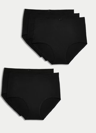 Набор трусов 5 штук  marks & spencer размер 12 и 18 full briefs трусы