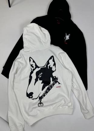 Худи hugo boss classic black/white