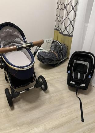 Коляска egg 2в1 плюс автокресло recaro