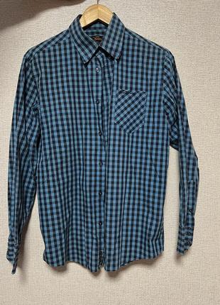 Сорочка синя в клітинку ben sherman