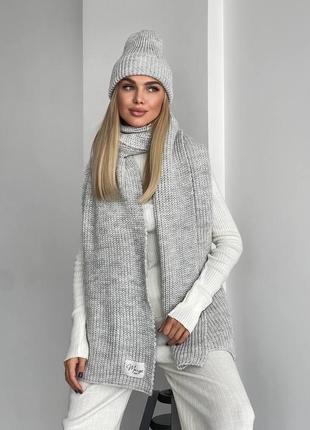 Шапка и шарф🧣