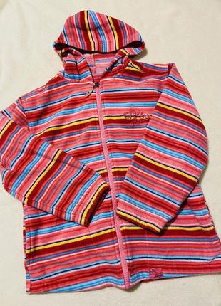 Цветная флисовая кофта