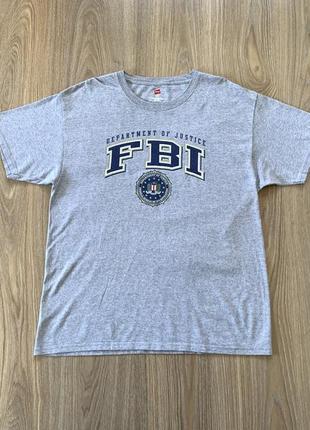 Чоловіча футболка з принтом fbi