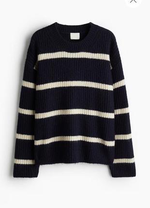Новий светр в смужку h&m