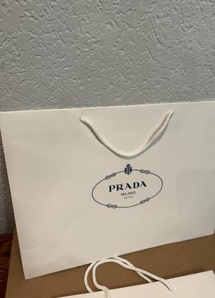 Пакет prada білий