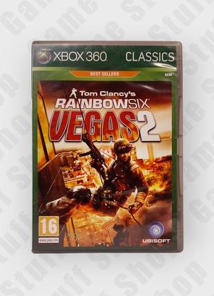 🔘 диск с игрой tom clancy`s rainbow six vegas 2 (xbox 360) 🔘