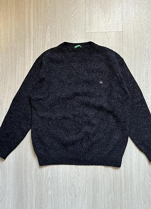 Чоловічий вовняний светр benetton розмір м