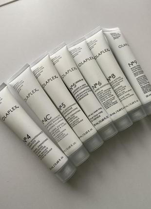 Миниатюры средств для волос от olaplex