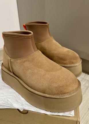 Оригинальные угги ugg classic mini dipper boot в идеальном состоянии