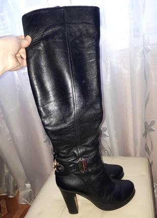 Сапоги кожа