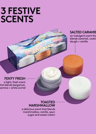 Лимитированный набор для тела fenty skin lil butta dropz shimmering butta drop