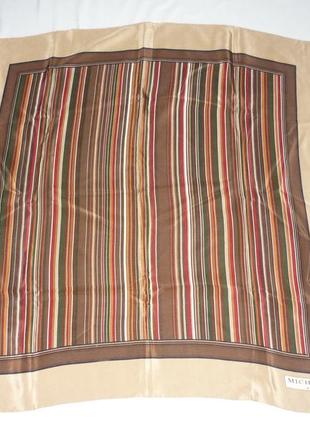 Michel paris 100% шовк нова шовкова хустина шов роуль