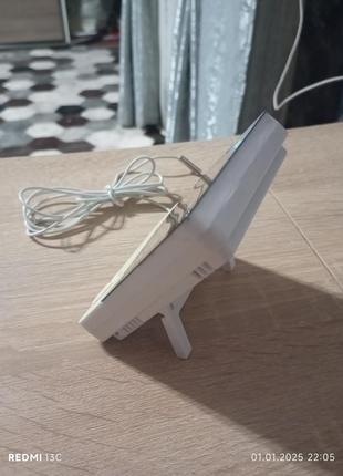 Цифровые часы гигрометр lcd 3 в 1 htc-2 с выносным датчиком температуры